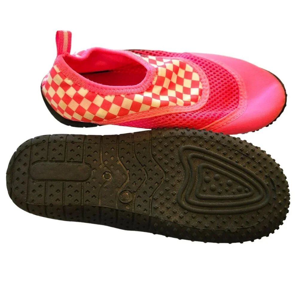 Girls Pink Beach Shoes Sand Boating Water Sports Girls Size 11 jj3293